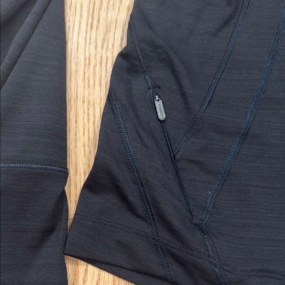 Athleta Zip Performance Top Black - Picture 3 of 5